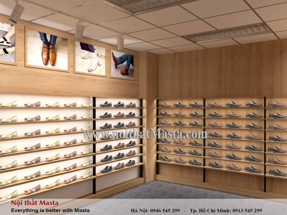 thiet ke shop giay dep